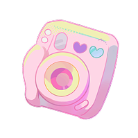 ポラロイド風の装飾画像