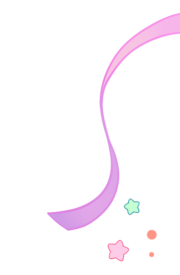 リボン風の装飾画像