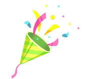 クラッカーのイラスト装飾