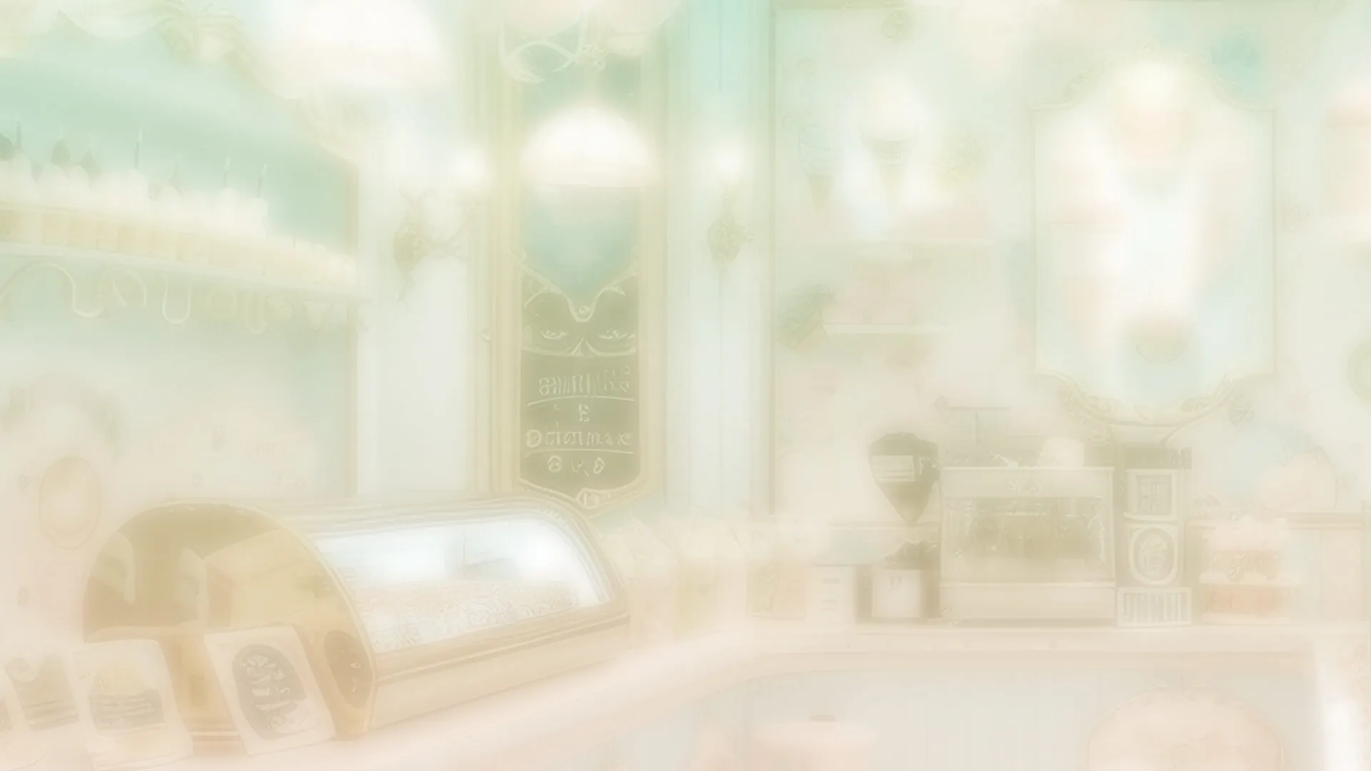 コンカフェ店内をイメージした背景イラスト