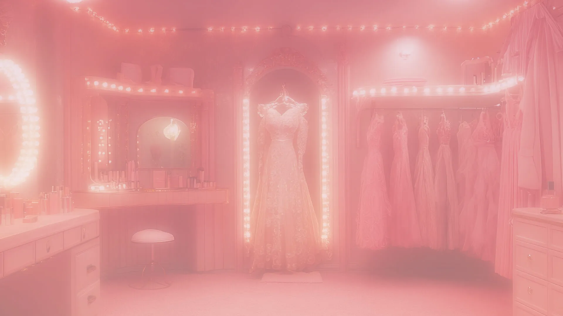 ナイトクラブ風のコンカフェ背景イラスト5