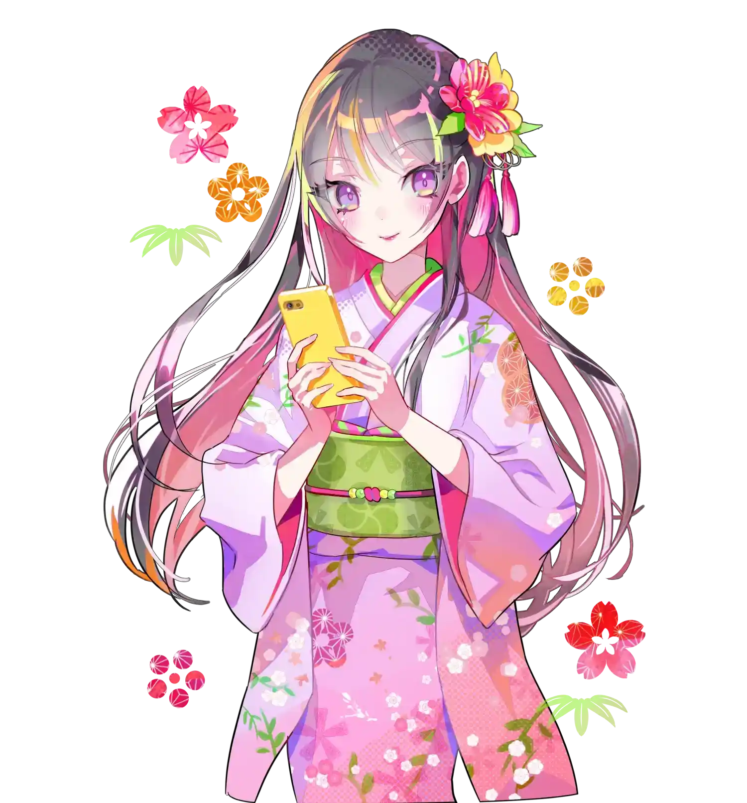 キャラクター3人目の女性ライバーイラスト